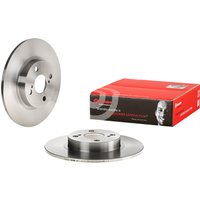 Rear Solid Brake Disc Pair - 266mm Diameter Brembo