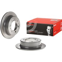Rear Solid Brake Disc Pair Coated - 299mm Diameter Brembo