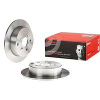 Brembo Rear Solid Brake Disc Pair - 290mm Diameter | 08.A354.10 | GSF Car Parts