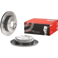 Rear Solid Brake Disc Pair Coated - 281mm Diameter Brembo