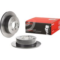 Rear Solid Brake Disc Pair Coated - 302mm Diameter Brembo