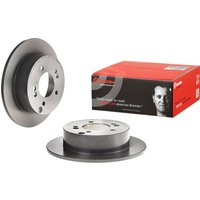 Rear Solid Brake Disc Pair Coated - 275mm Diameter Brembo