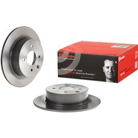 Rear Solid Brake Disc Pair Coated - 292mm Diameter Brembo
