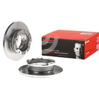 Brembo Rear Solid Brake Disc Pair - 280mm Diameter | 08.A730.20 | GSF Car Parts