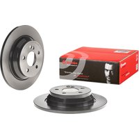 Brembo Rear Solid Brake Disc Pair Coated - 300mm Diameter | 08.A734.11 | GSF Car Parts