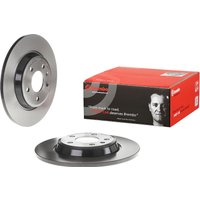 Brembo Audi A4 Rear Solid Brake Disc Pair Coated - 300mm Diameter | 08.A759.11 | GSF Car Parts