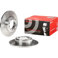 Rear Solid Brake Disc Pair - 298mm Diameter Brembo