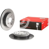 Brembo Rear Solid Brake Disc Pair Coated - 292mm Diameter | 08.A970.11 | GSF Car Parts