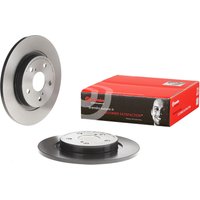 Brembo Toyota Avensis Rear Solid Brake Disc Pair Coated - 290mm Diameter | 08.B045.11 | GSF Car Parts