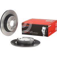 Brembo Mercedes-Benz A-Class Rear Solid Brake Disc Pair Coated - 295mm Diameter | 08.B348.41 | GSF Car Parts