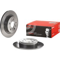 Brembo Chevrolet Cruze Rear Solid Brake Disc Pair Coated - 268mm Diameter | 08.B357.11 | GSF Car Parts
