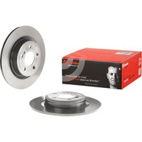 Brembo Mercedes-Benz Slc Rear Solid Brake Disc Pair Coated - 300mm Diameter | 08.B741.41 | GSF Car Parts