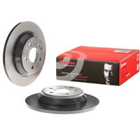 Brembo Mercedes-Benz Eqv Rear Solid Brake Disc Pair Coated - 300mm Diameter | 08.C065.11 | GSF Car Parts