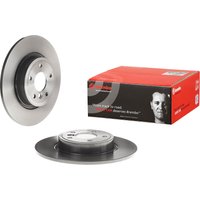 Brembo Jaguar Xe Rear Solid Brake Disc Pair Coated - 300mm Diameter | 08.C208.21 | GSF Car Parts