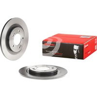 Rear Solid Brake Disc Pair Coated - 284mm Diameter Brembo