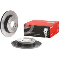 Brembo Renault Megane Rear Solid Brake Disc Pair Coated - 290mm Diameter | 08.C546.11 | GSF Car Parts