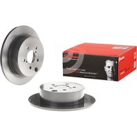 Rear Solid Brake Disc Pair Coated - 274mm Diameter Brembo
