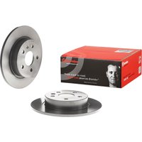 Brembo Vauxhall And Opel Astra Rear Solid Brake Disc Pair - 264mm Diameter | 08.D225.11 | GSF Car Parts