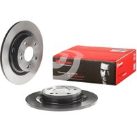 Rear Solid Brake Disc Pair Coated - 305mm Diameter Brembo