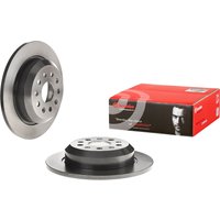 Rear Solid Brake Disc Single Coated - 342mm Diameter Brembo
