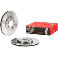 Front Vented Brake Disc Pair - 260mm Diameter Brembo
