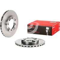Front Vented Brake Disc Pair - 236mm Diameter Brembo