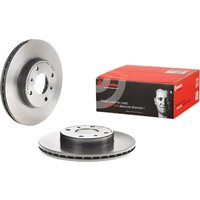 Front Vented Brake Disc Pair Coated - 280mm Diameter Brembo
