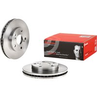Front Vented Brake Disc Pair - 255mm Diameter Brembo