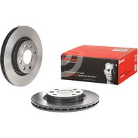 Brembo Renault Megane Front Vented Brake Disc Pair Coated - 259mm Diameter | 09.5802.21 | GSF Car Parts