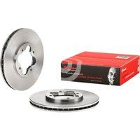 Front Vented Brake Disc Pair - 282mm Diameter Brembo