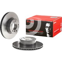 Brembo Front Vented Brake Disc Pair Coated - 296mm Diameter | 09.6924.11 | GSF Car Parts