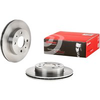 Front Vented Brake Disc Pair - 232mm Diameter Brembo
