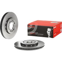 Brembo Skoda Octavia Front Vented Brake Disc Pair Coated - 256mm Diameter | 09.7011.11 | GSF Car Parts
