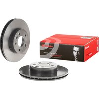 Brembo Front Vented Brake Disc Pair Coated - 280mm Diameter | 09.7131.11 | GSF Car Parts