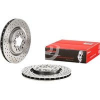 Front Perforated/vented Brake Disc Single - 330mm Diameter Brembo