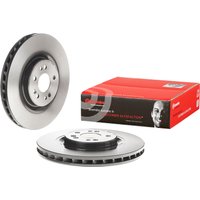 Brembo Front Vented Brake Disc Coated - 345mm Diameter | 09.7606.11 | GSF Car Parts