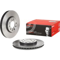Brembo Front Vented Brake Disc Pair Coated - 280mm Diameter | 09.7629.11 | GSF Car Parts