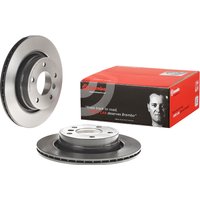 Brembo BMW 3 Series Rear Vented Brake Disc Pair Coated - 294mm Diameter | 09.7702.11 | GSF Car Parts