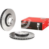 Brembo Front Vented Brake Disc Pair Coated - 285mm Diameter | 09.8003.11 | GSF Car Parts