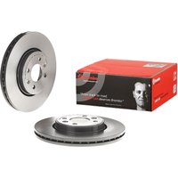 Brembo Front Vented Brake Disc Pair Coated - 280mm Diameter | 09.8137.21 | GSF Car Parts