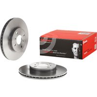 Brembo Front Vented Brake Disc Pair Coated - 255mm Diameter | 09.8545.11 | GSF Car Parts