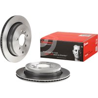 Brembo Rear Vented Brake Disc Pair Coated - 325mm Diameter | 09.8874.31 | GSF Car Parts