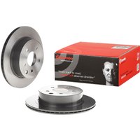 Brembo Rear Vented Brake Disc Pair Coated - 292mm Diameter | 09.8969.21 | GSF Car Parts
