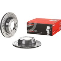 Brembo Rear Vented Brake Disc Pair Coated - 299mm Diameter | 09.8998.11 | GSF Car Parts