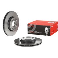 Brembo Nissan Micra C C Front Vented Brake Disc Pair Coated - 260mm Diameter | 09.9078.11 | GSF Car Parts