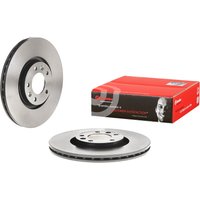 Brembo Rear Vented Brake Disc Pair Coated - 302mm Diameter | 09.9264.11 | GSF Car Parts