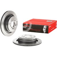 Brembo Land Rover Range Rover Rear Vented Brake Disc Coated - 354mm Diameter | 09.9373.21 | GSF Car Parts