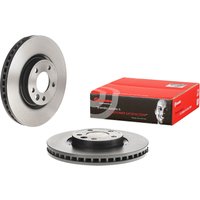 Front Vented Brake Disc Single Coated - 333mm Diameter Brembo