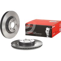 Brembo Ford Kuga Front Vented Brake Disc Pair Coated - 300mm Diameter | 09.9468.11 | GSF Car Parts