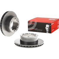 Rear Vented Brake Disc Single Coated - 303mm Diameter Brembo
